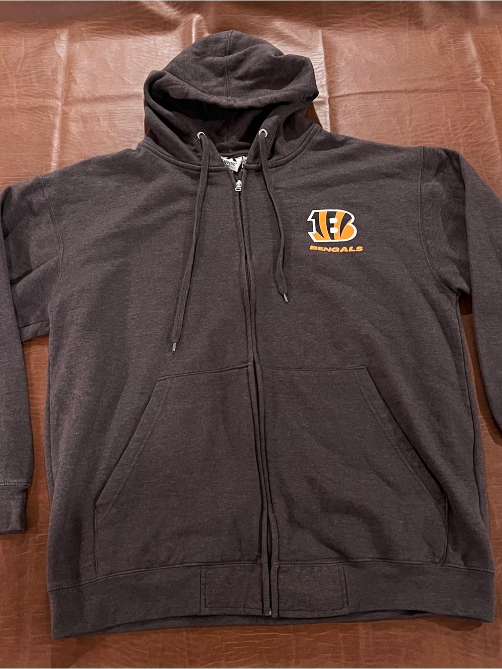 Cincinnati Bengals Men’s Full Zip Hoodie Sweatshirt - Size 2XL